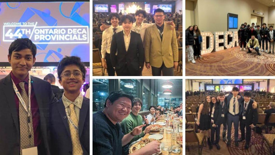 TCS DECA members enjoy in-person provincial competition