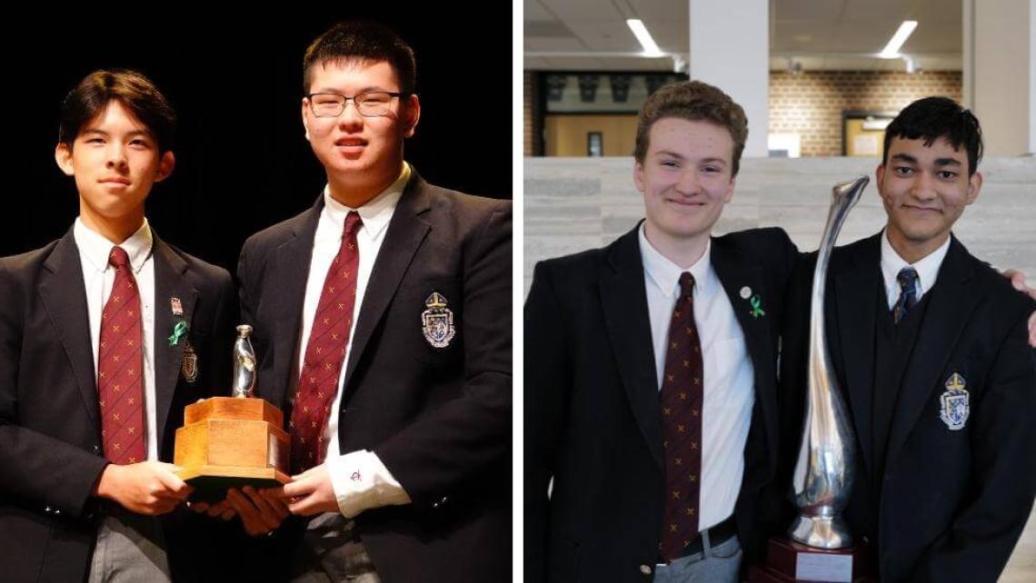 Bethune and Orchard win House Debate titles