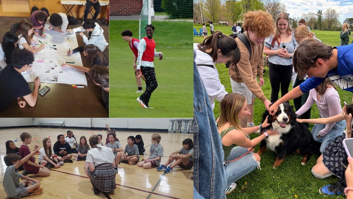 Collage of student activities