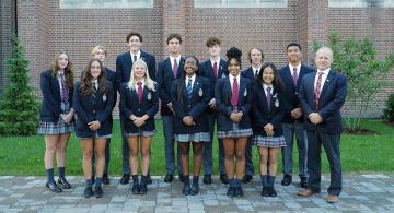 Student leaders honoured at chapel service