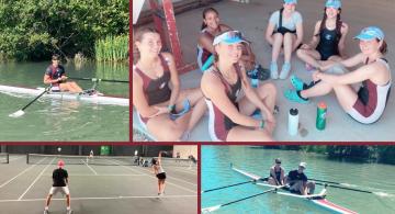Rowing and Tennis Images