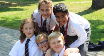 Group of students in uniform