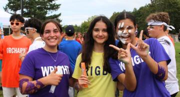 Students in House T-Shirts