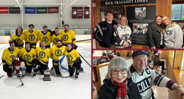 Collage of Shinny Tournament Photos