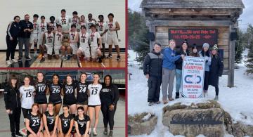 Basketball, Volleyball and Alpine Team Photos